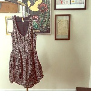 Anthropologie-Maeve Floral Snap Button Dress